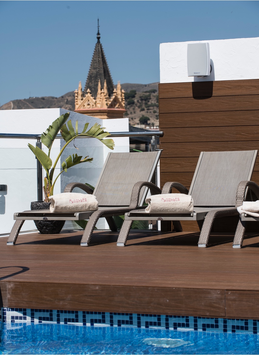 Hamacas hotel Málaga