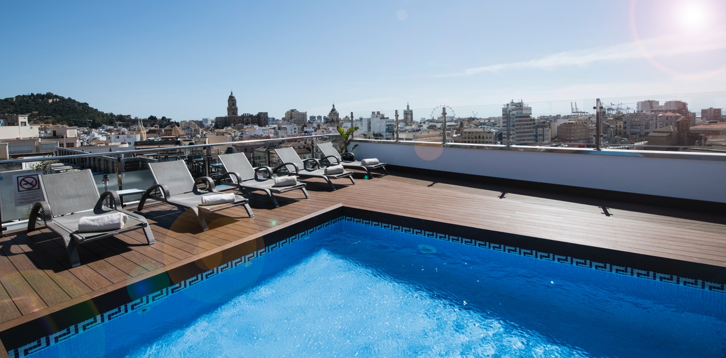 Hotel Terraza con piscina Malaga Hotel Terraza con piscina Malaga
